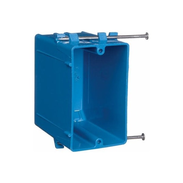 Abb Electrical Box, 22 cu in, New Work Outlet Box Type, 1 Gang, PVC B122A-UPC - main